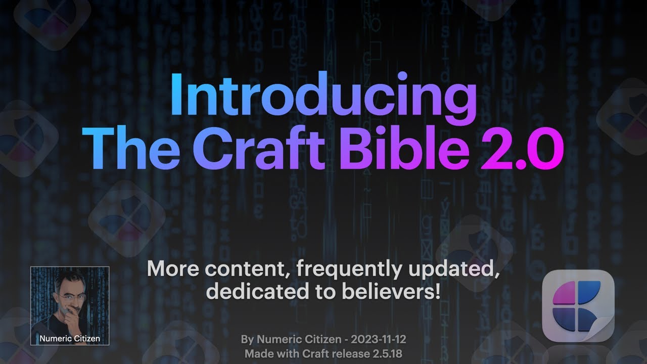 Introducing The Craft Bible v2.0